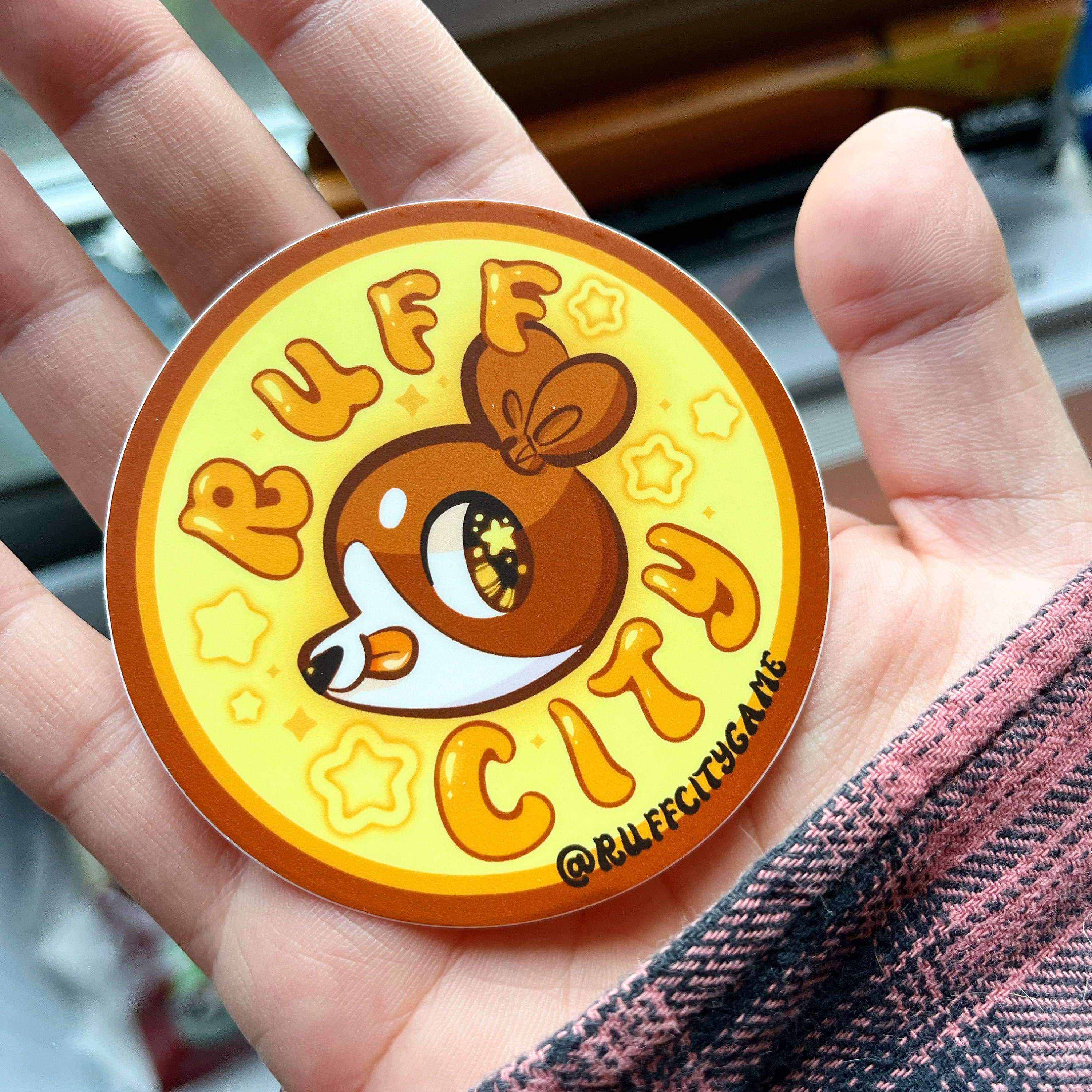 Reefruff Sticker Ruff City Vinyl Sticker - Etsy