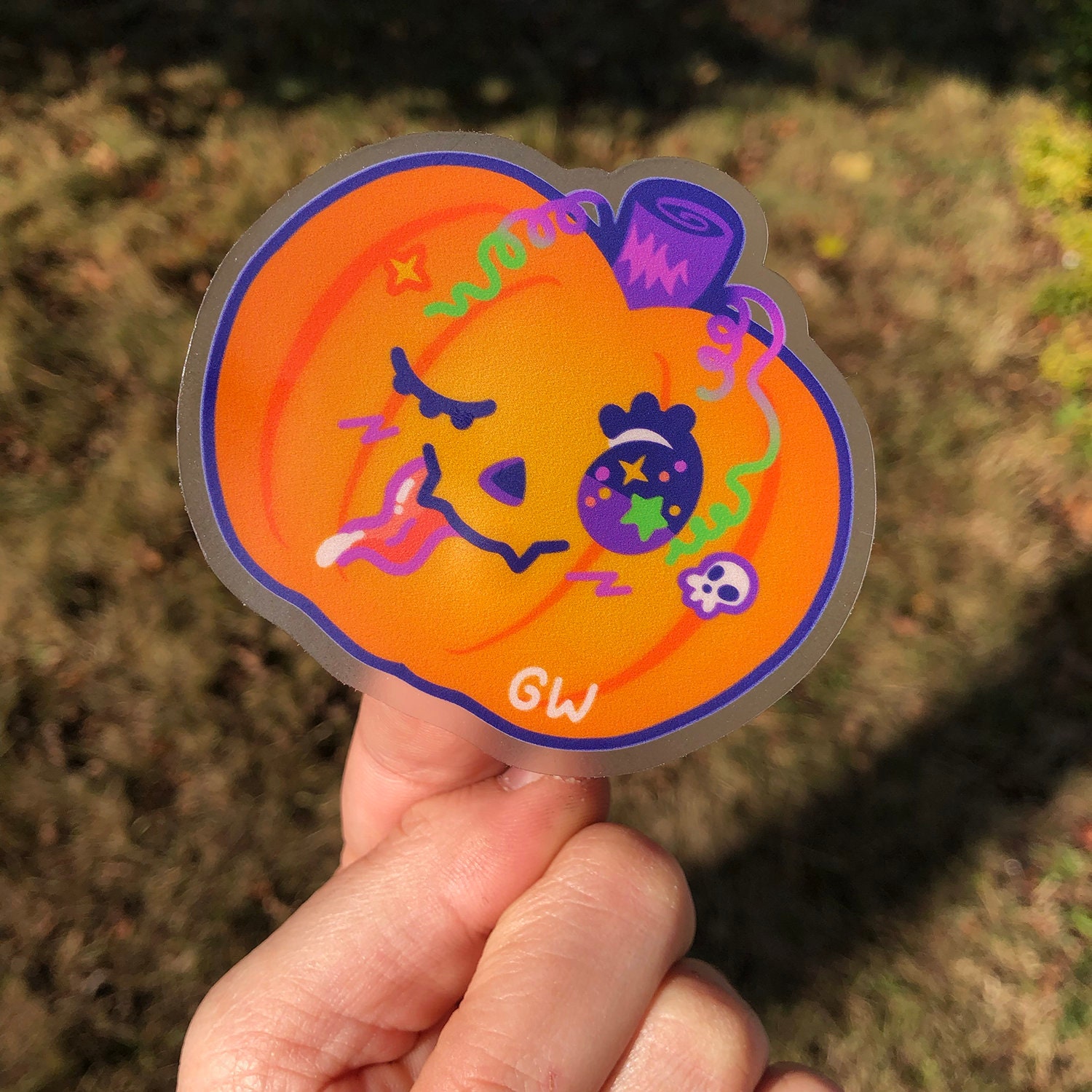 Pumpky Logo Sticker Etsy