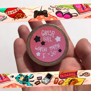 Gam3r Girl Washi Tape