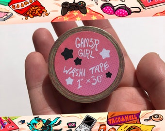Gam3r Girl Washi Tape