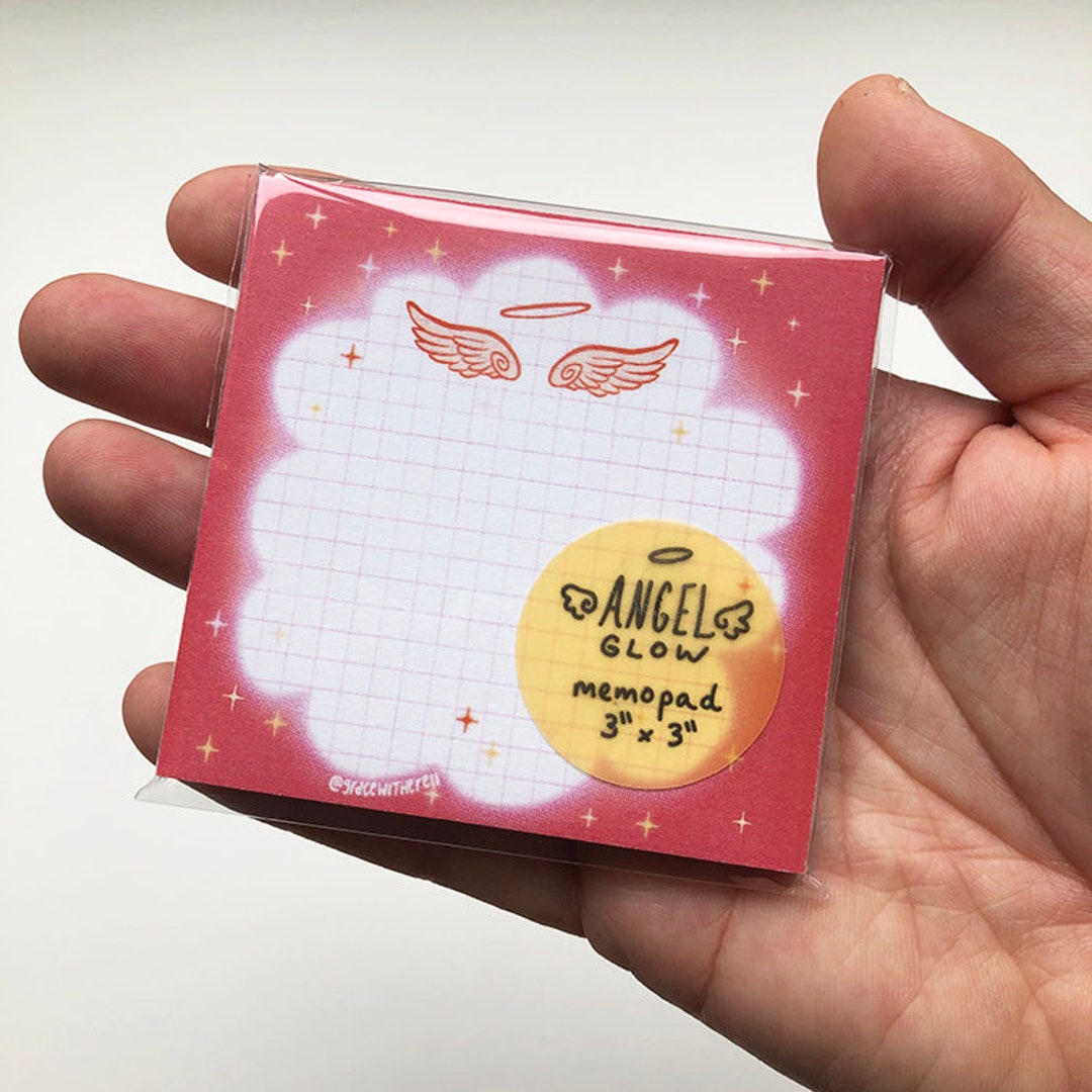 Angel Glow Sticky Notes - Etsy