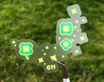 Clear Clover Decora Sticker