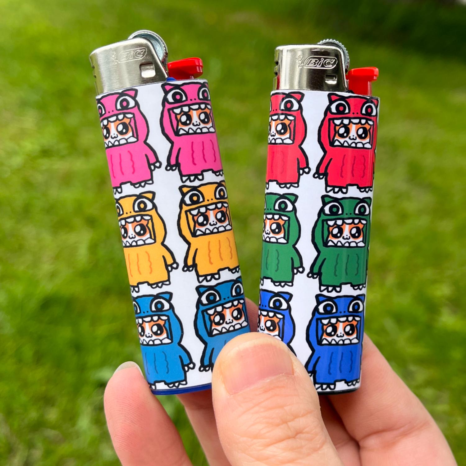 Godzilla Lighters - Etsy