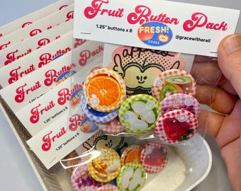 Fruit Button Pack