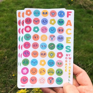 Faces Sticker Sheet