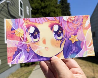 Anime Toke Girl Bumper Sticker