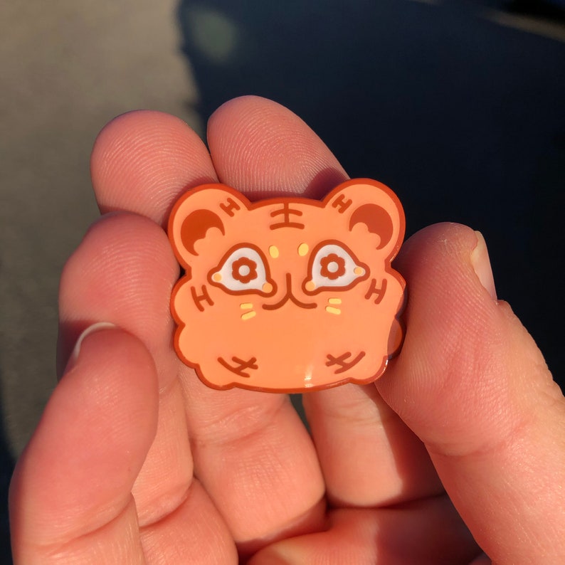 Tiger Blossom Enamel Pin image 2