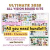 Kids Vision Board Kit, 2025 Kids Positivity Bundle, Luncbox Notes ...