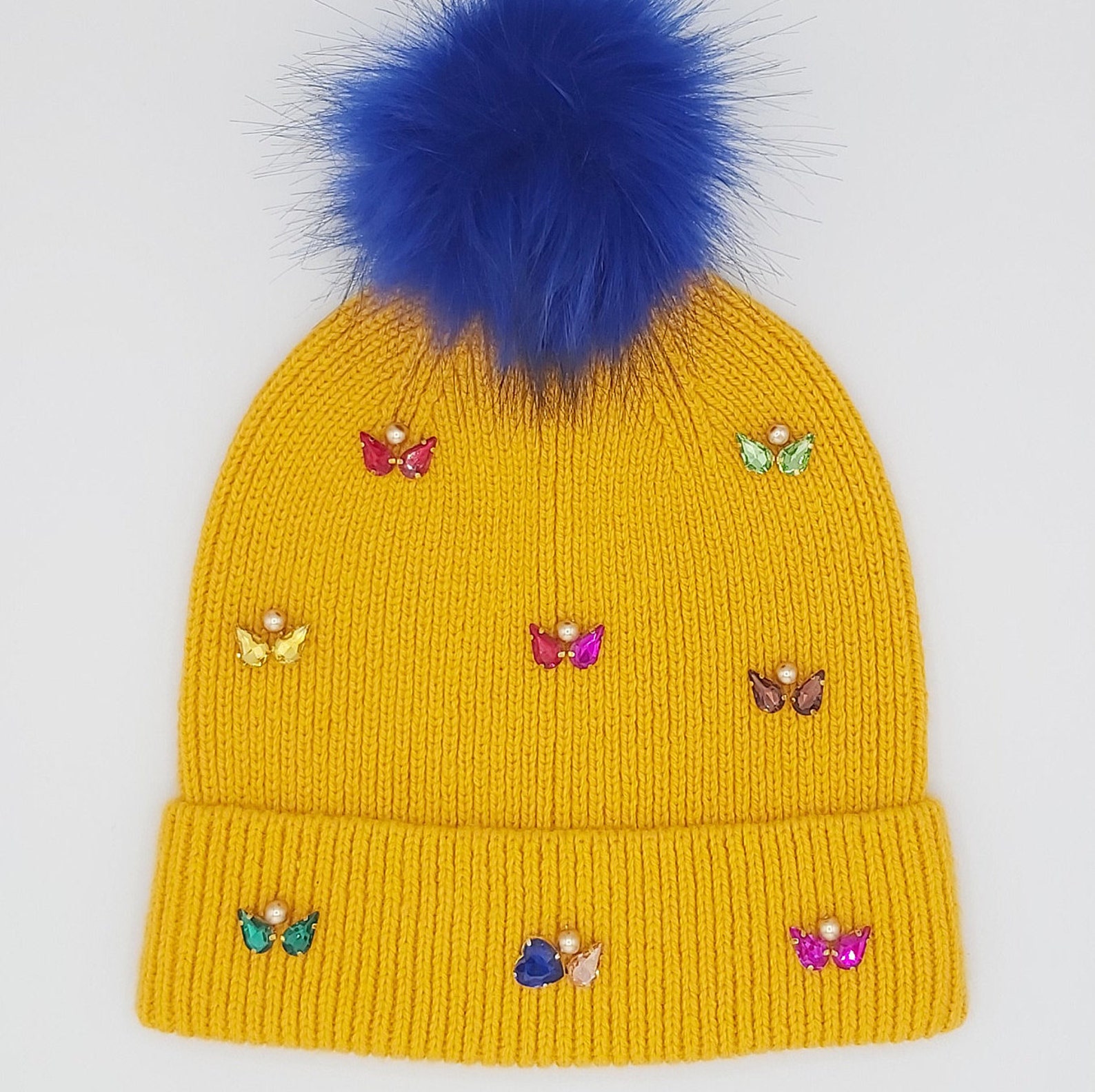 Pom pom beanies pom pom hats designer hats stylish beanies Etsy