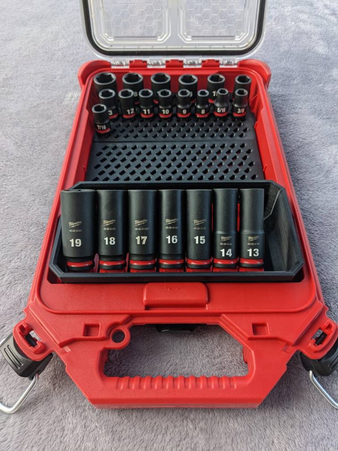 Milwaukee 3/8 Impact Socket Set Holder for Slim Bins Etsy