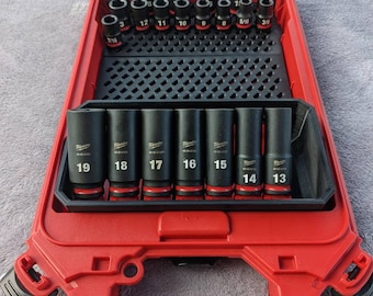 Milwaukee 3/8 Impact Socket Set Holder for Slim Bins