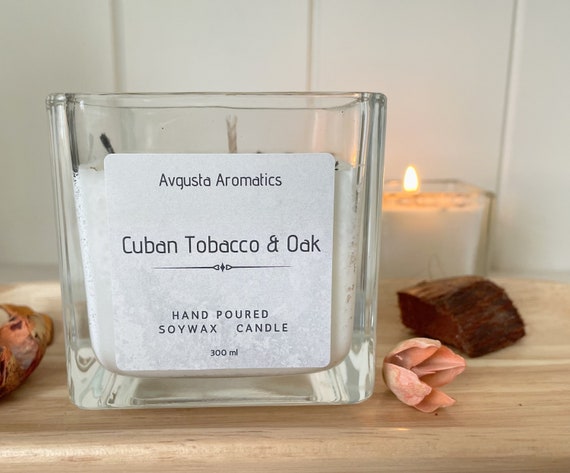 TABAC & Oak 30 CL parfumé Wooden Wick Candle 