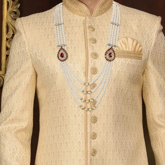 Sherwani pearl necklace Clearance