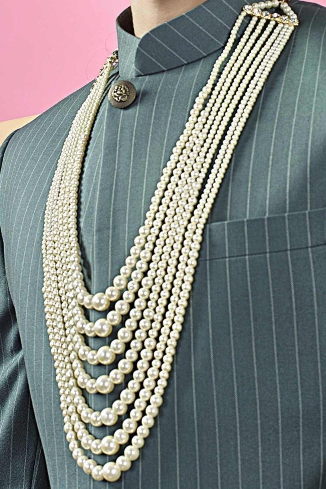Indian Men Jewelry/ Necklace For Groom/ Sherwani Mala/ Etsy