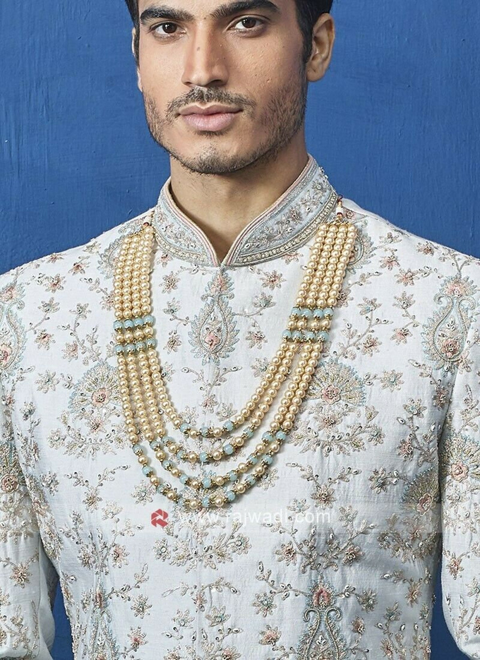 Indian Men Jewelry/ Necklace For Groom/ Sherwani Mala/  Etsy