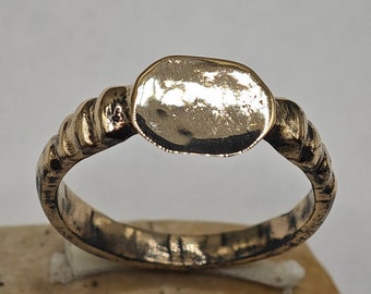 Authentic Medieval Ring / Antique Ring / Old Ring / Medieval Artifacts 14-16 AD Size 19mm ( US 9 )
