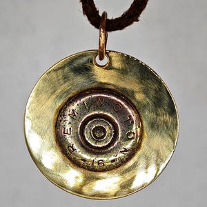 Pendant with a cartridge from the First World War 1916 / World War I relic / World War I / War relic / Handmade pendant