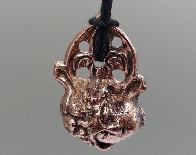 Rare Genuine Ancient Viking Age Pendant With the Face of Medusa