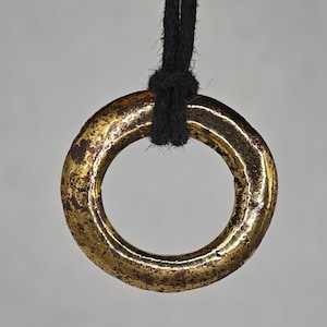 Ancient Celtic Bronze Wheel Pendant Amulet / Solar Amulet / Taranis Protection Pendant / Celtic Artifacts / Celtic Pendant