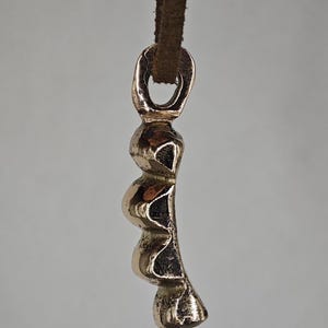 Ancient Celtic Bronze Amulet Made From Warrior Bracelet / Celtic Warrior Amulet / Celtic Amulet / Celtic Pendant / Celtic Artifacts