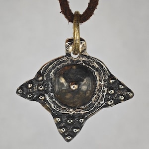 Authentic North Star Viking pendant. Eye of Odin amulet. Viking pendant. Artifacts of the Vikings. Viking gifts.