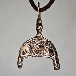 Ancient Viking Amulet Lunula. Pagan Pendant Vikings. 9th-11th A.D. Gift for woman. Medieval Artifacts. Viking Artifacts