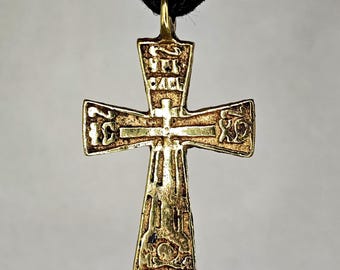 Medieval Orthodox Prayer Cross / Authentic Medieval Cross / Ancient Medieval Cross / Real Medieval Cross