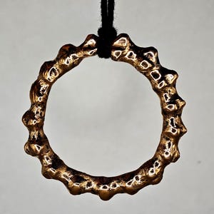 Big rare ancient Spiked Celtic Amulet / Ancient Celtic Bronze Amulet Wheel Pendant / Solar Amulet / Taranis Protection Pendant