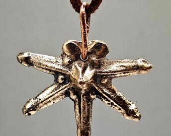 Ancient Viking Sun amulet. Ancient sun pendant. Medieval Sun pendant. Viking jewelry. Viking artifact