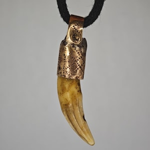 Ancient Viking amulet Wolf's Tooth / Hunter Amulet / Medieval Artifacts