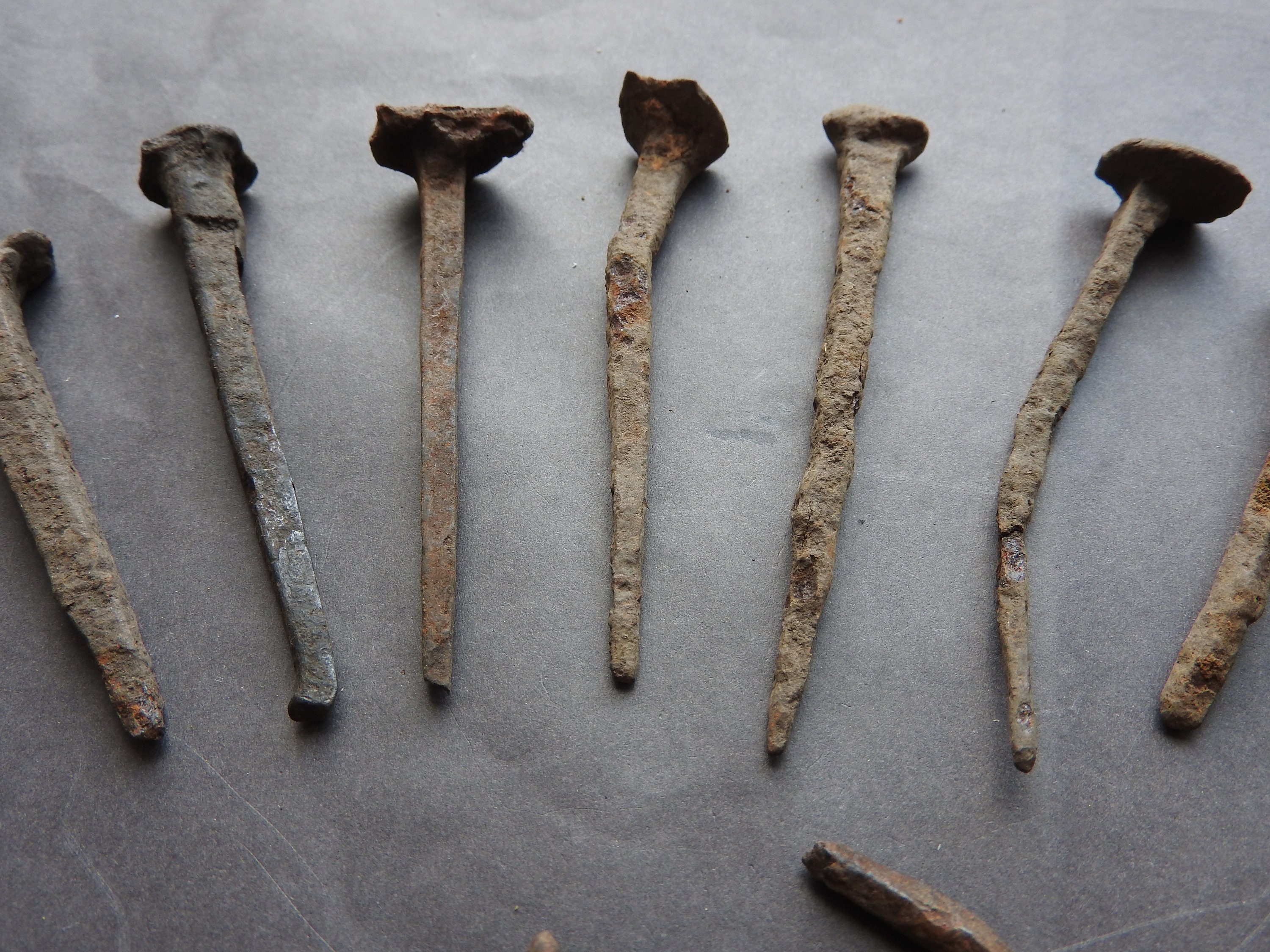 Ancient medieval Viking nails Dracar. Viking nails. Ancient Etsy