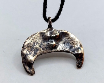 Ancient Viking Amulet Lunula. Pagan Pendant Vikings. 9th-11th A.D. Gift for woman