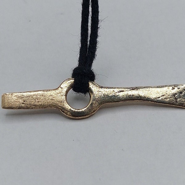 Authentic Viking Axe Pendant / Battle Axe Amulet / military gift / Ancient Artifact Vikings / Jewelry for men