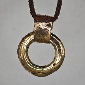 Ancient Celtic Bronze Wheel Pendant Amulet / Solar Amulet / Taranis Protection Pendant / Celtic Artifacts / Celtic Pendant