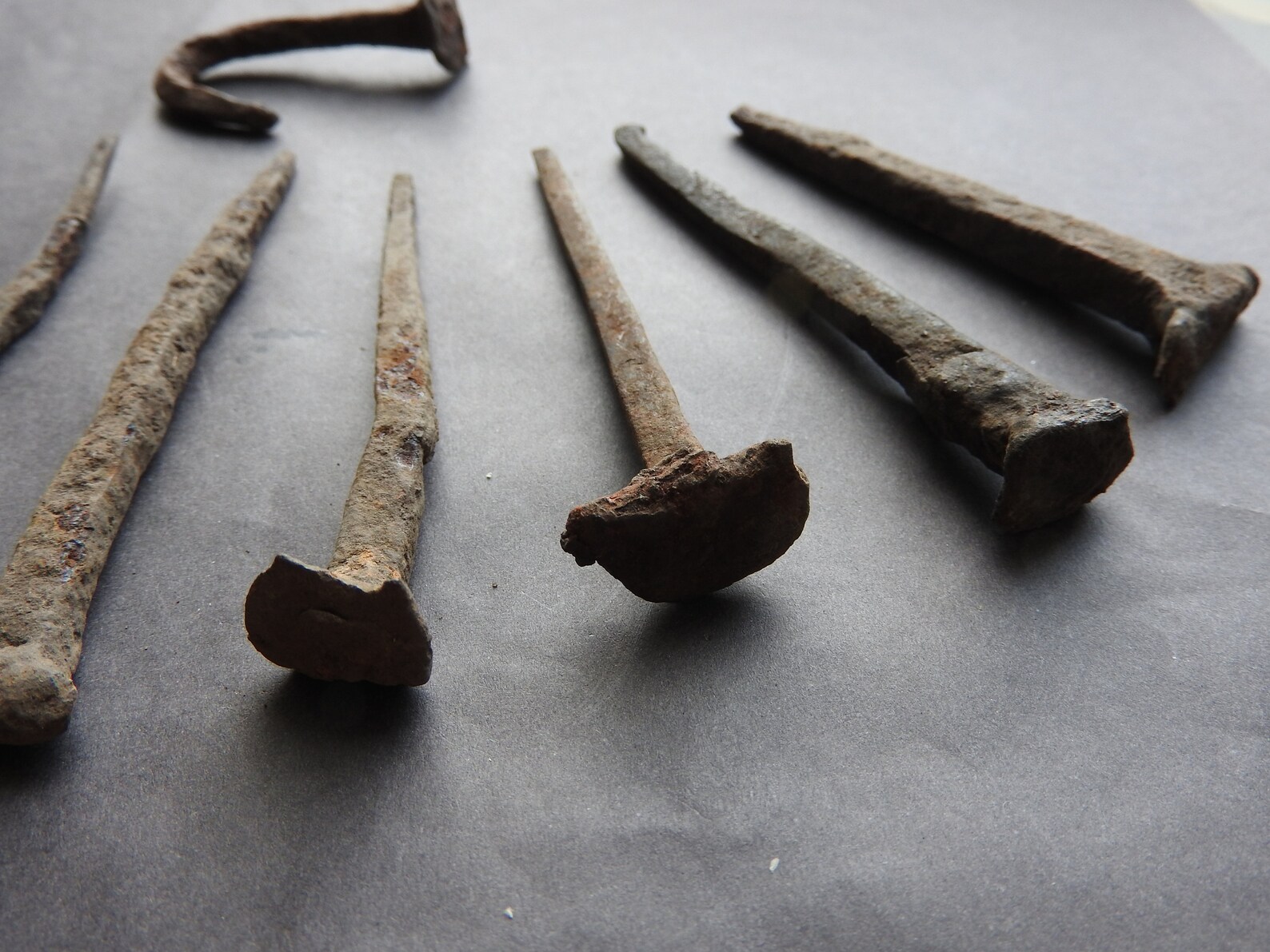 Ancient medieval Viking nails Dracar. Viking nails. Ancient Etsy