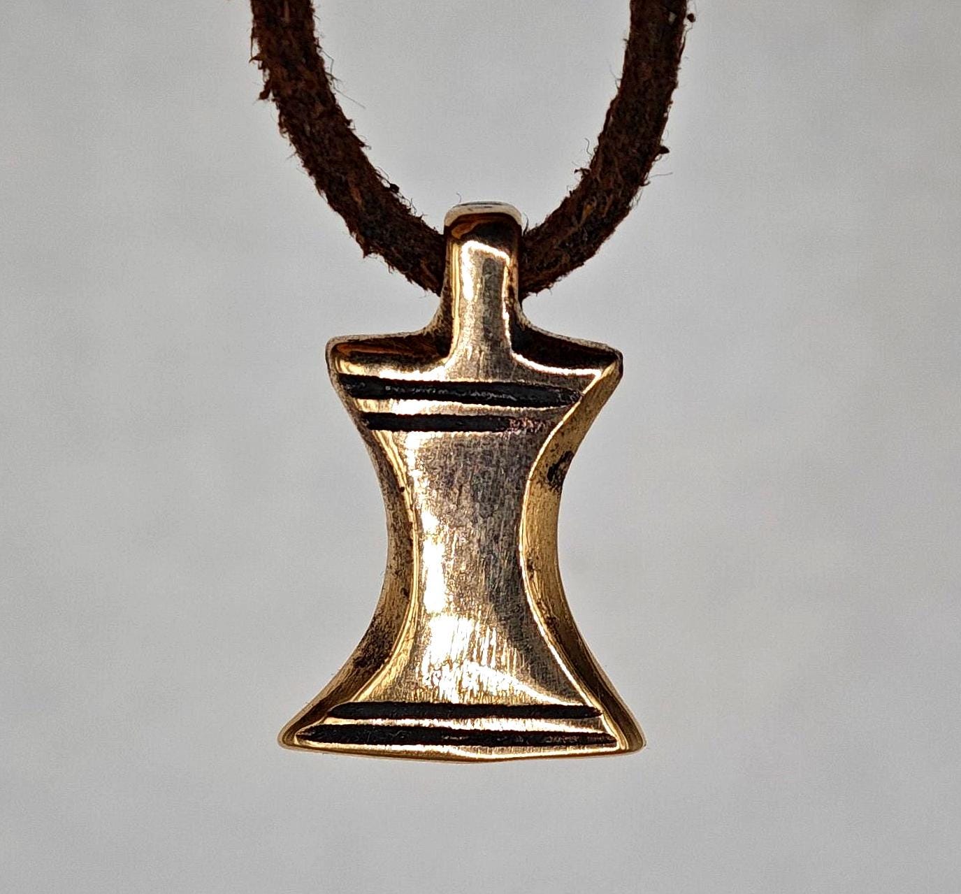 Authentic Viking Axe Pendant / Battle Axe Amulet / military gift / Ancient Artifacts Vikings / Jewelry for men / Vikings Artifacts