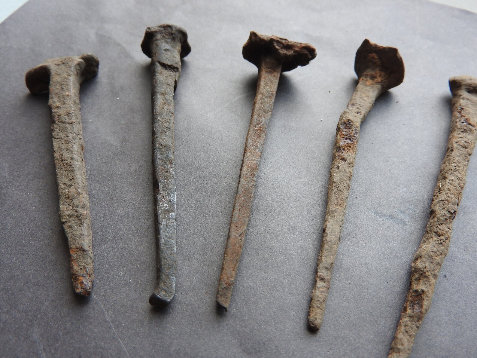 Ancient medieval Viking nails Dracar. Viking nails. Ancient Etsy