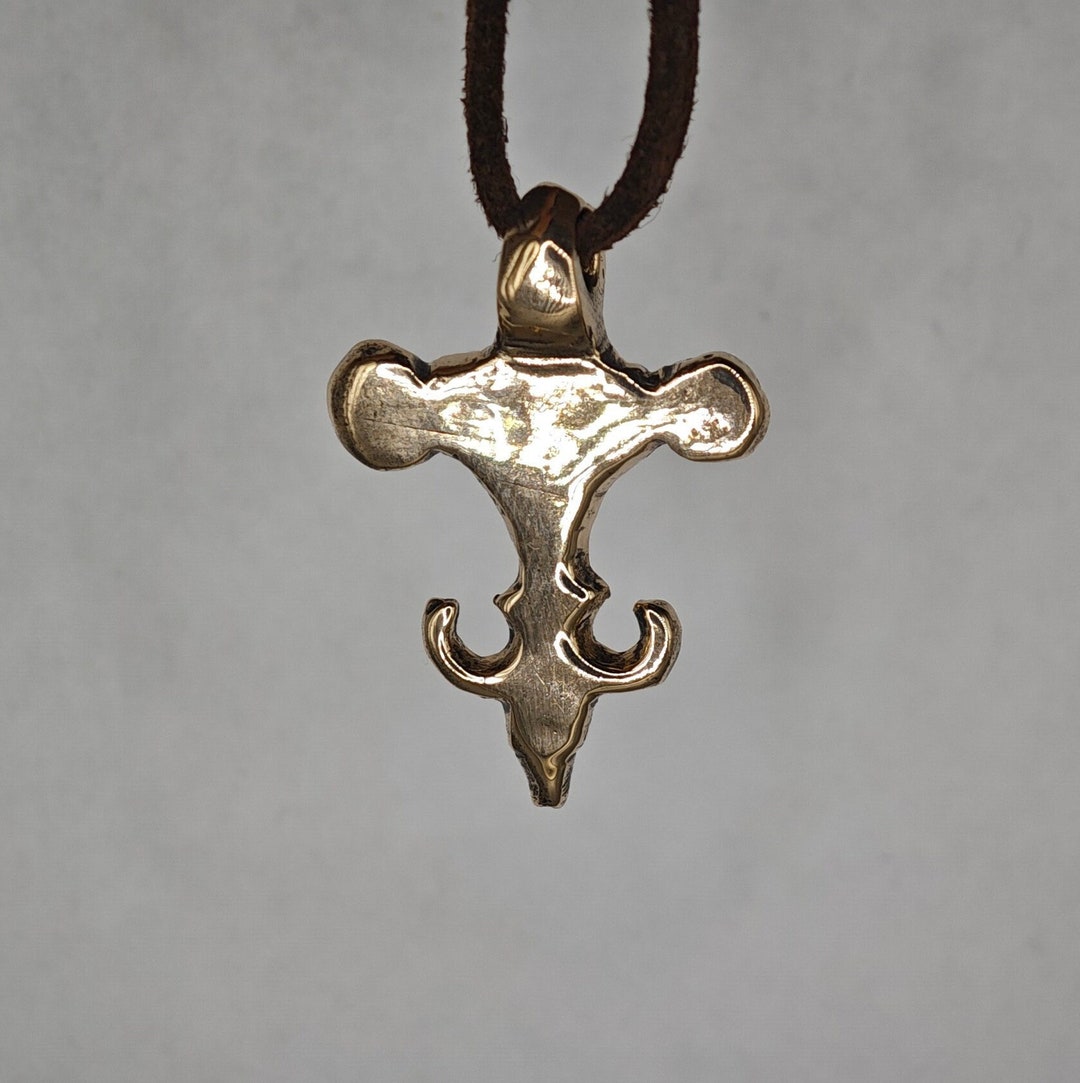 Viking Amulet With Buffalo. Viking Pendant. Viking Amulet. Viking