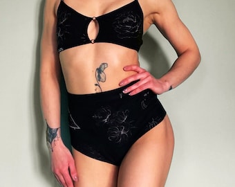 Mesh Pole Dance Outfit, Animal Print, High Waisted Shorts Set