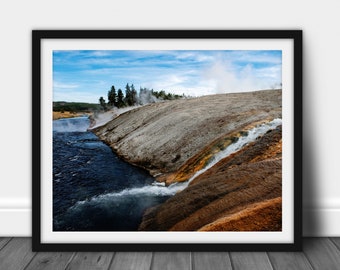 Yellowston National Park Photo Print, Wall Decor, Photo Art - Digital Download