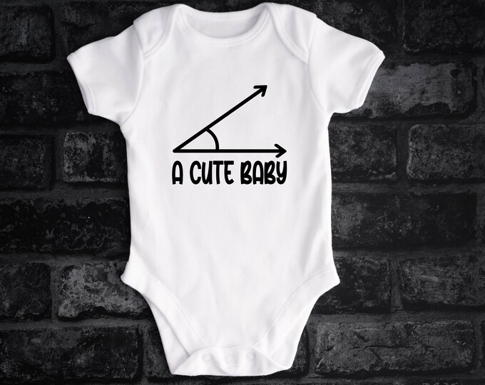 A cute baby Bodysuit | Unisex Romper | Birth Announcement | Pregnancy Announcement
