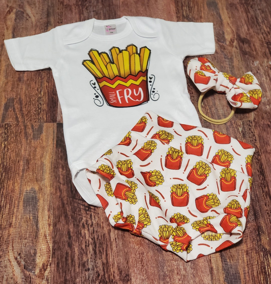Small Fry Outfit. Baby Girl Bummies Set Baby Girl Outfit Etsy