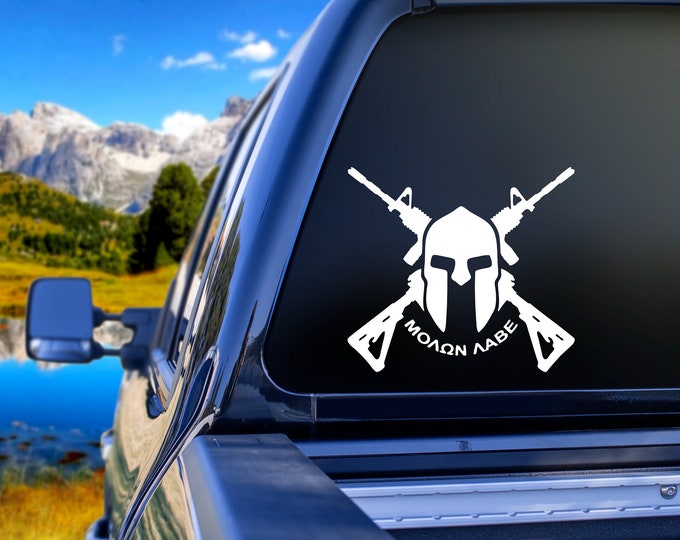 Molan Labe with guns | Come and Take Them | Car decal | Wall/cup decal | Anti Biden | Republican | Conservative | Gifts for men or women