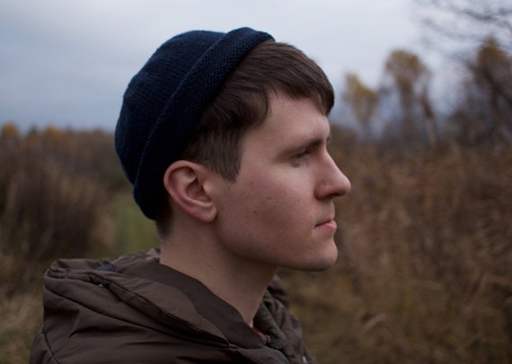 Fisherman Beanie Hat 100% Merino Wool 
