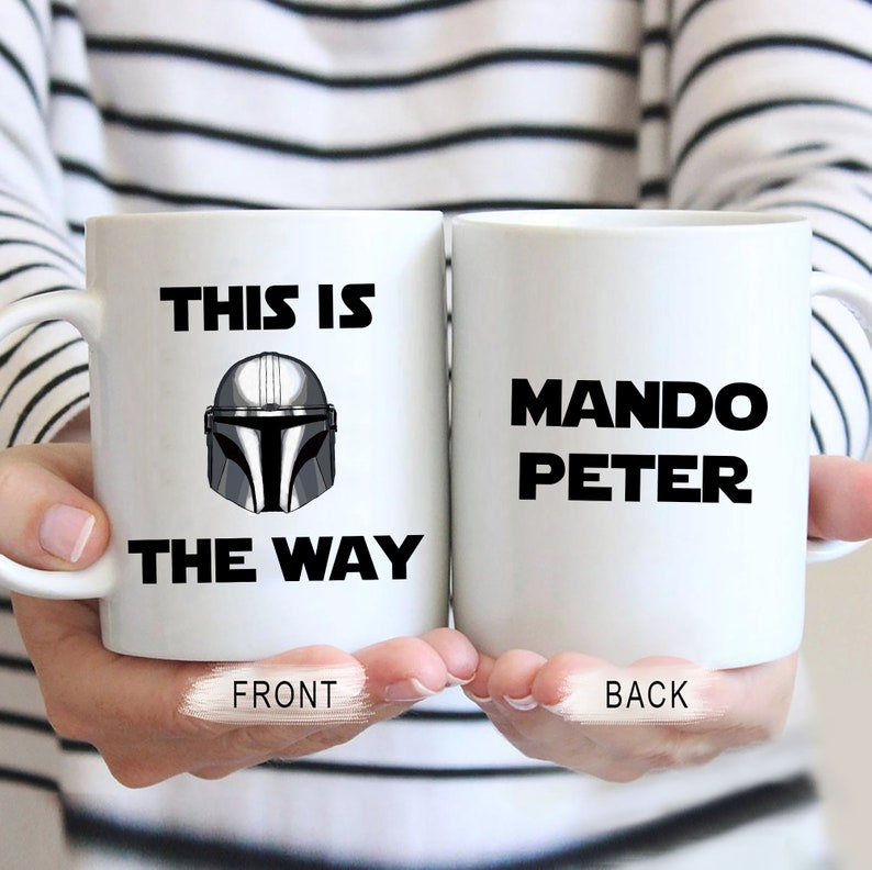 Personalized Mandalorian Mug Mandolorian Mug Mandaloriann Etsy