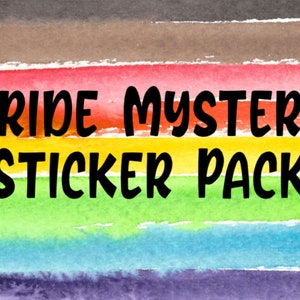Pride Sticker Mystery Pack – LGBTQ+ Water Resistant Stickers