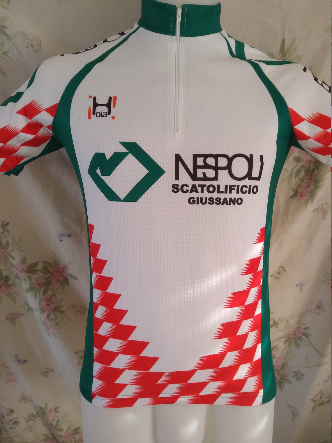 Vintage Italian Cycling Jersey in Italy Small made by Hola in Etsy