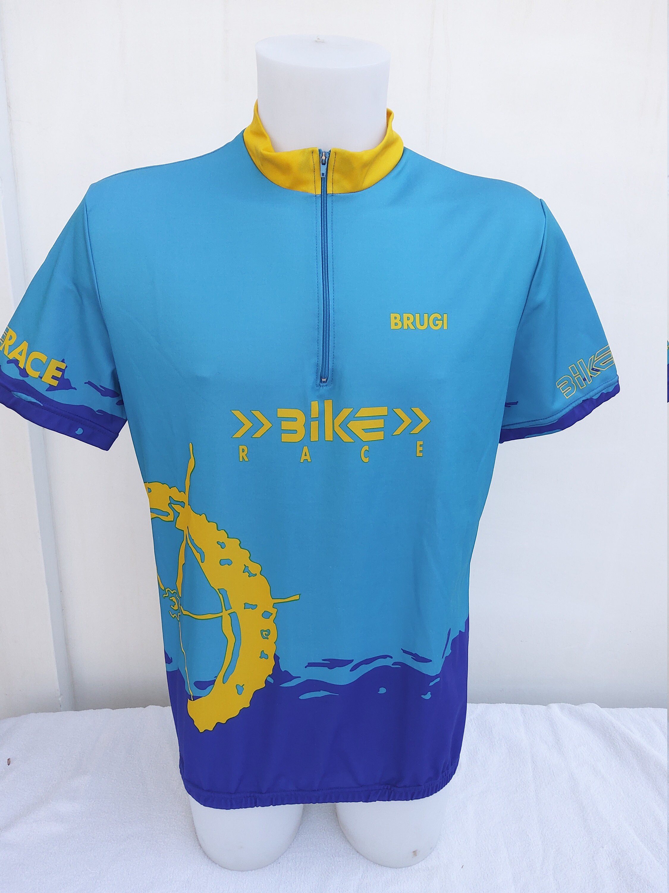 90's XL Italian Vintage Cycling Jersey by Brugi Ex Cycle | Etsy Australia