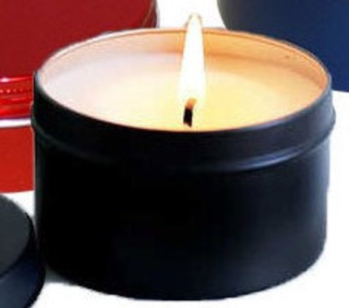 Candle tins 4oz metal tin with lid candle tins storage Etsy