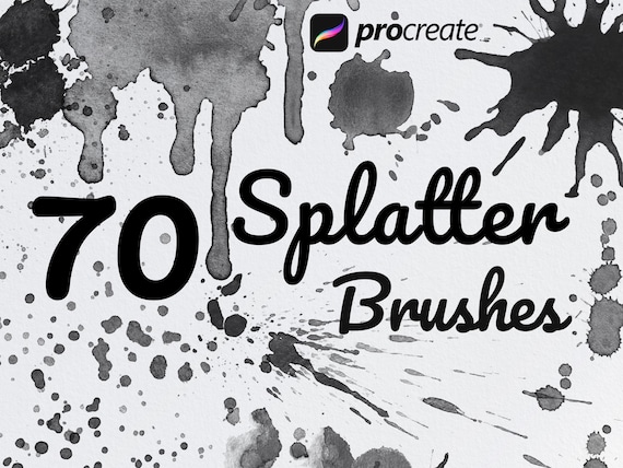 procreate splatter brushes free